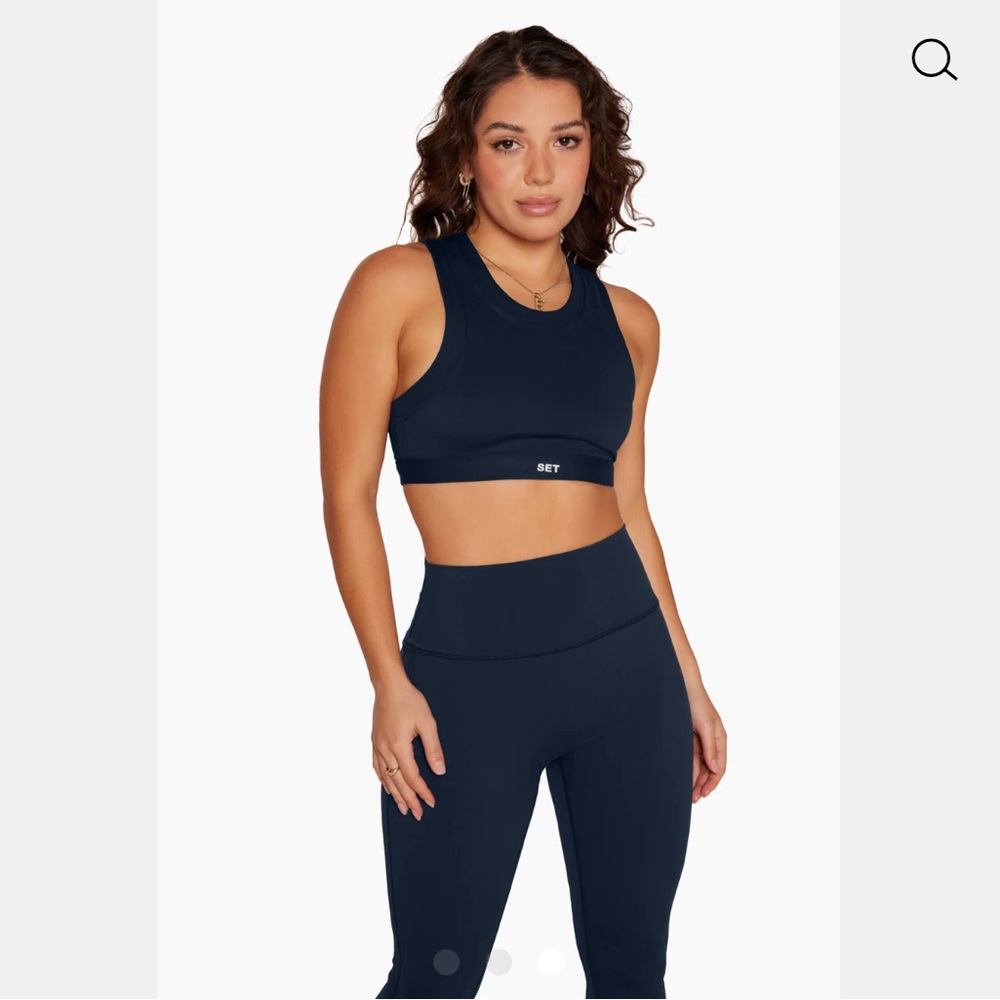 Set Active Oxford High Neck Sports Bra size Medium